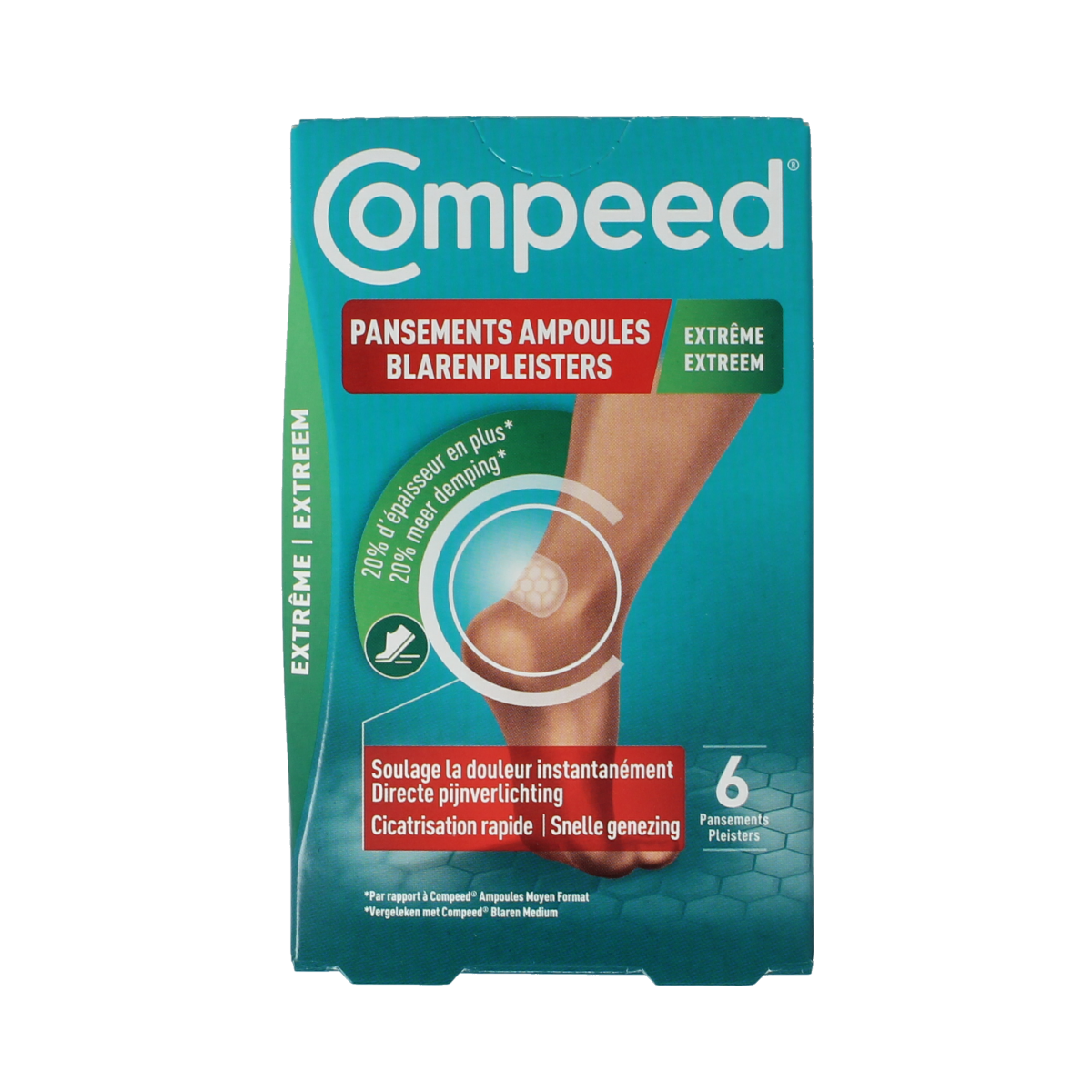 Compeed Voetverzorging 6.00 Stuks Compeed Blarenpleister extreme 6.00 Stuks