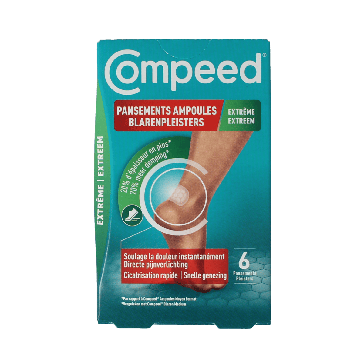 Compeed Voetverzorging 6.00 Stuks Compeed Blarenpleister extreme 6.00 Stuks