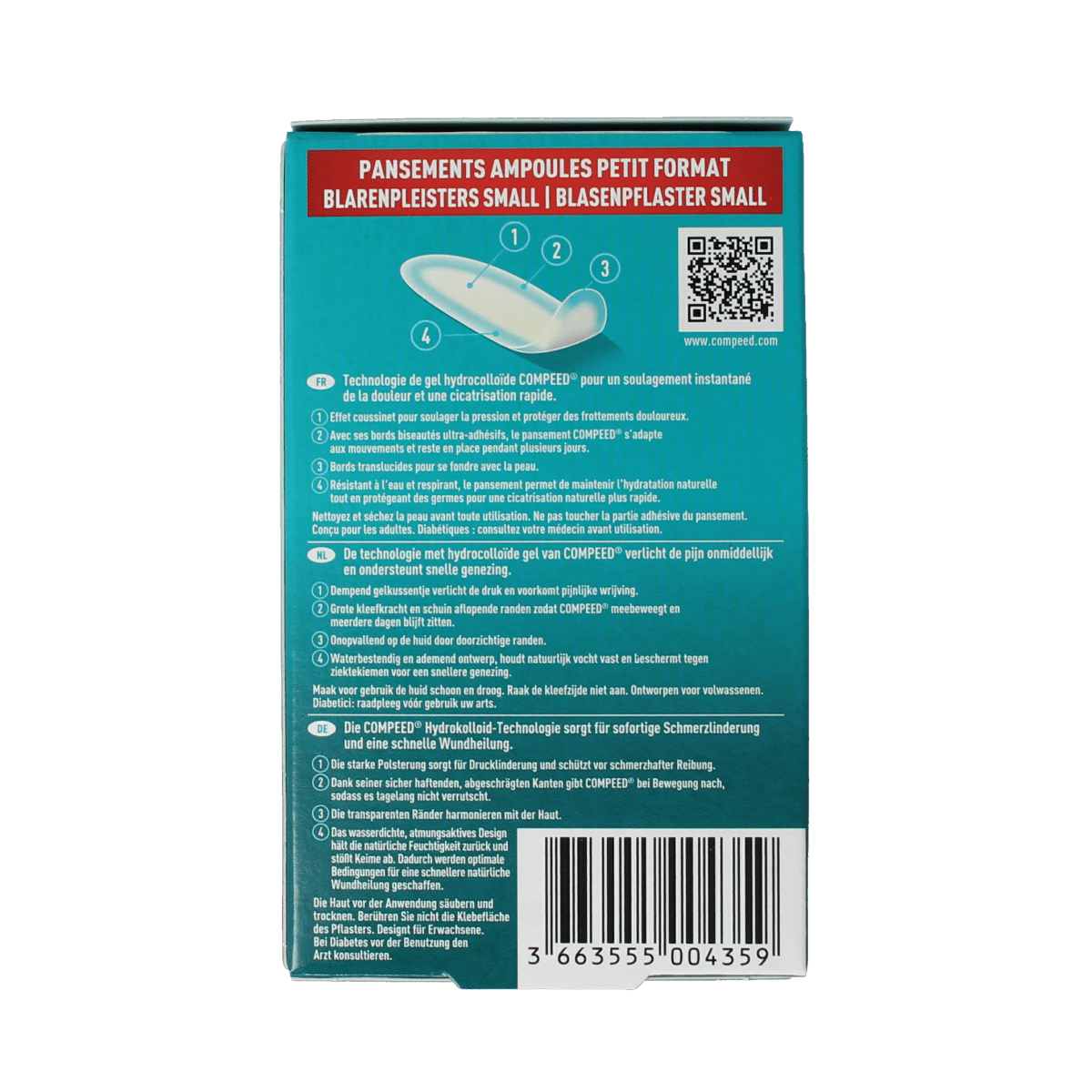 Compeed Voetverzorging 7.00 Stuks Compeed Blarenpleister small 7.00 Stuks