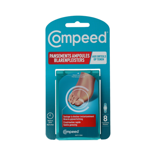 Compeed Voetverzorging 8.00 Stuks Compeed Blarenpleister op tenen 8.00 Stuks