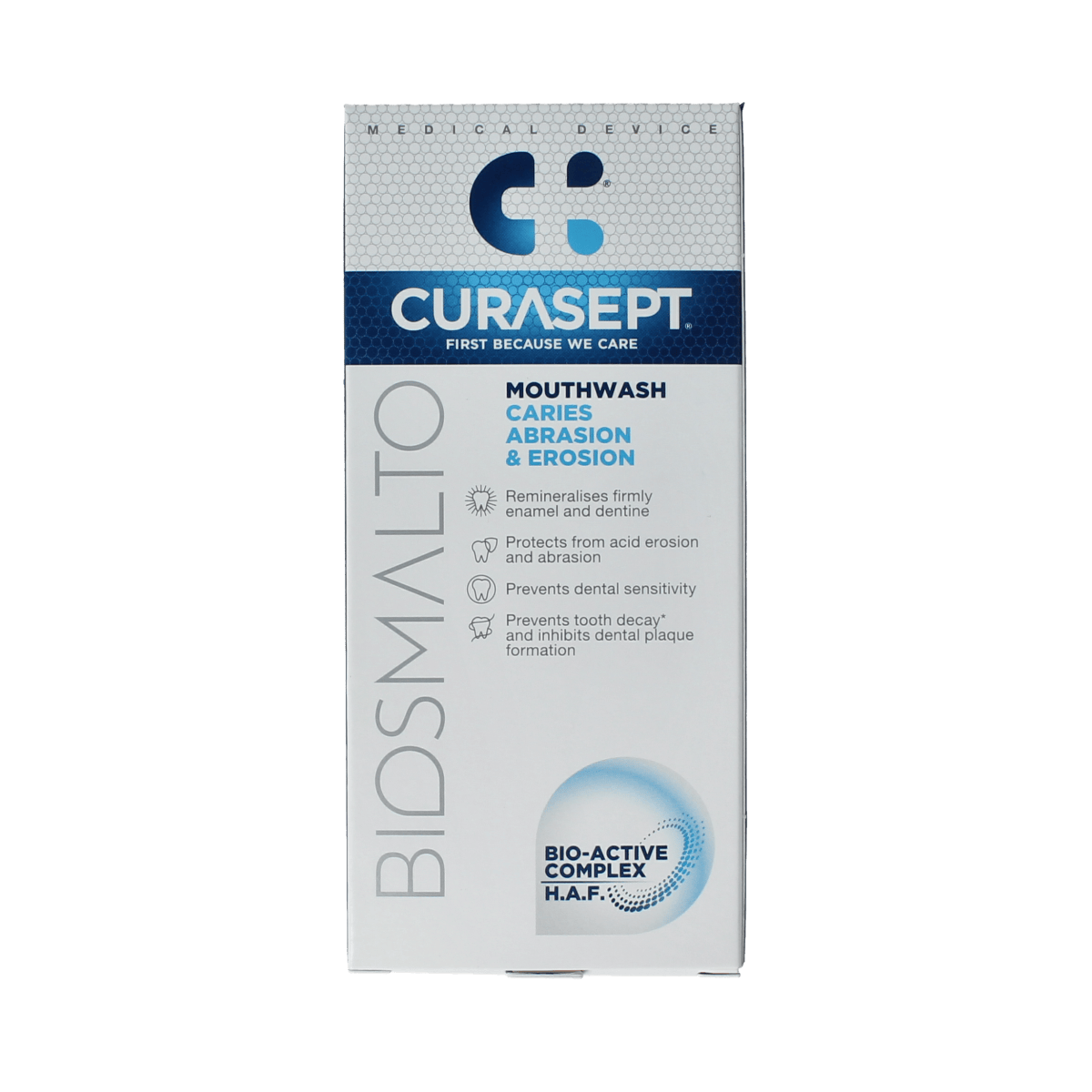 Curasept Mondspoelmiddelen 300.00 Milliliter Curasept Biosmalto mondspoeling caries erosie en slijtage 300.00 Milliliter