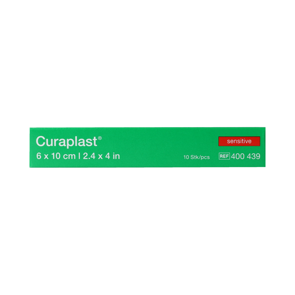 Curasept Pleisters en Tape 10.00 Stuks Curasept Sensitive wondsnelverband 10cm x 6cm 10.00 Stuks