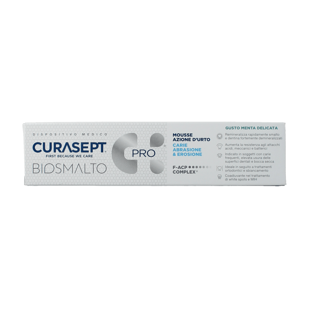 Curasept Tandpasta 50.00 Milliliter Curasept Biosmalto mousse caries 50.00 Milliliter