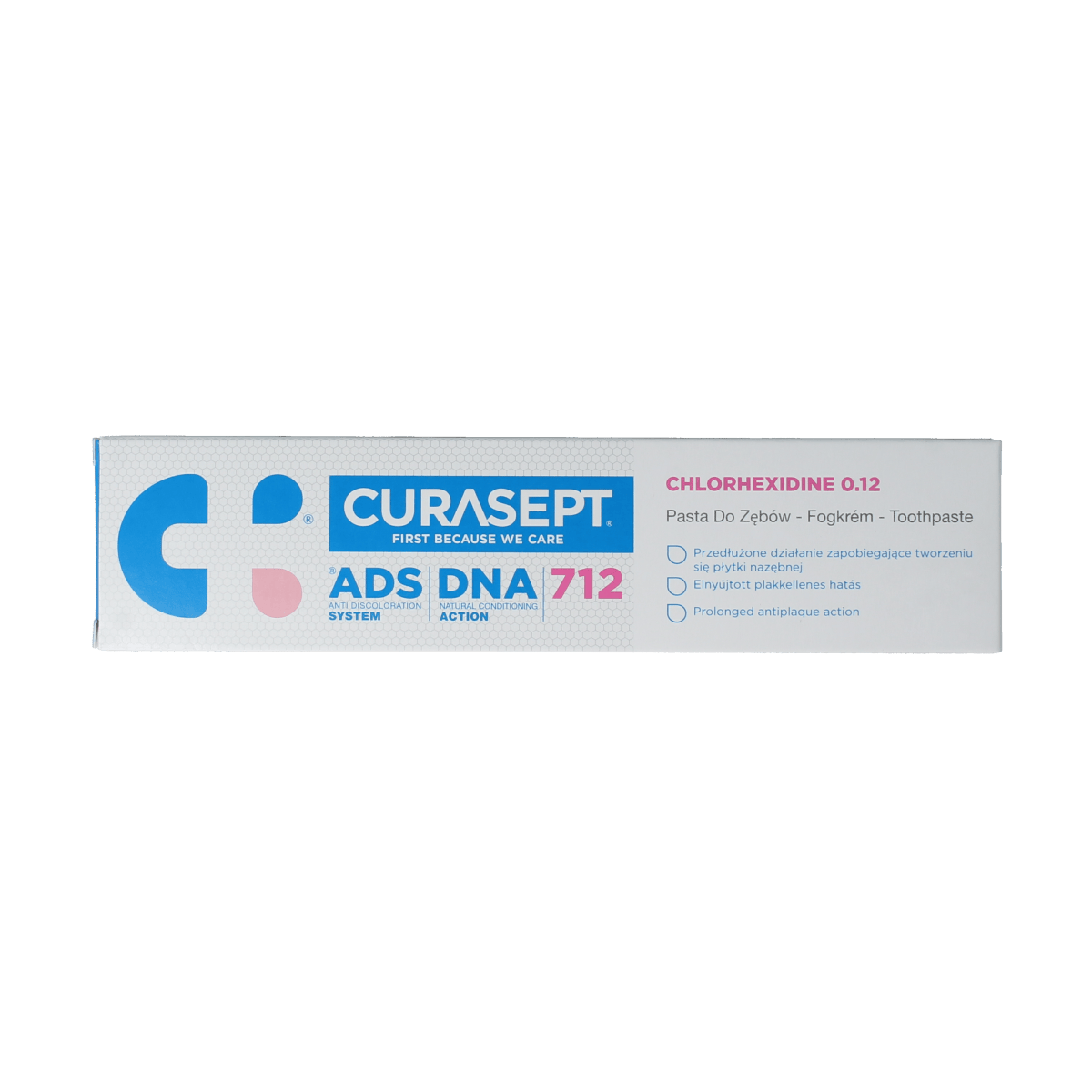 Curasept Tandpasta 75.00 Milliliter Curasept ADS DNA 712 CHX 0,12% gel-tandpasta 75.00 Milliliter