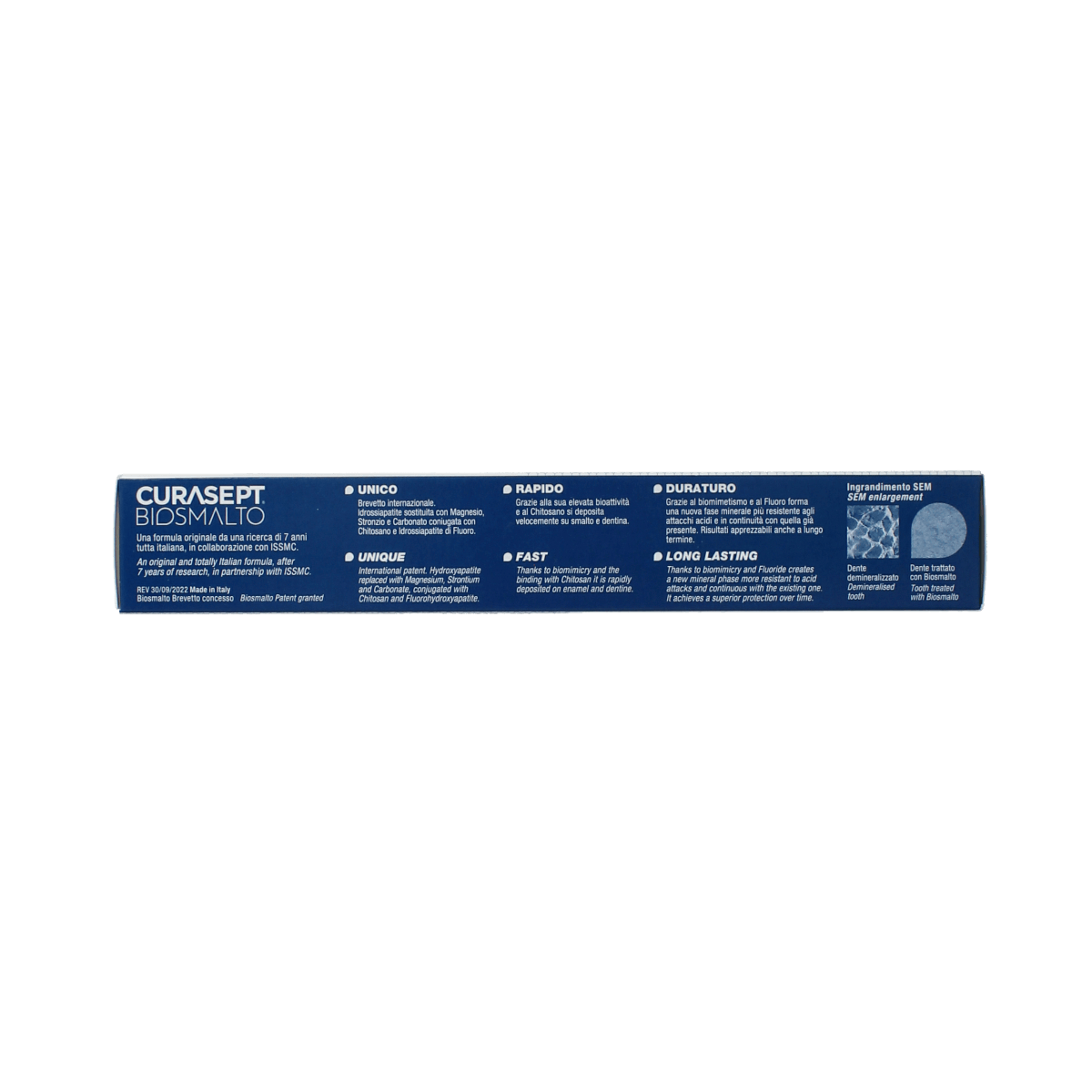 Curasept Tandpasta 75.00 Milliliter Curasept Biosmalto tandpasta caries slijtage erosie 75.00 Milliliter