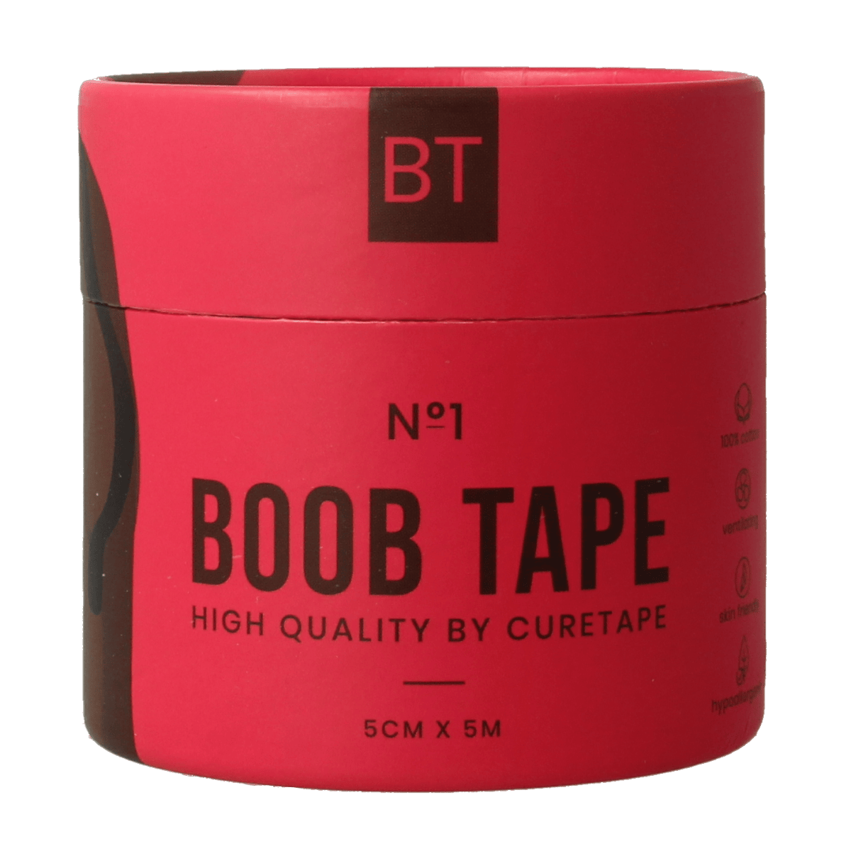 Cure Tape Pleisters en Tape 1.00 Stuks Cure Tape Op=Op Boobtape no 1 incl. nipple covers 1.00 Stuks