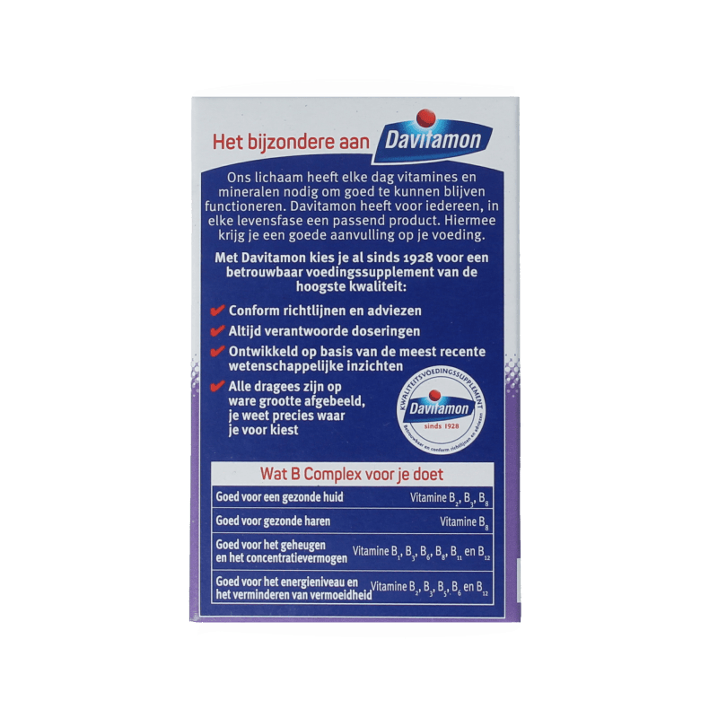 Davitamon Vitamine Multi 100 Dragees Davitamon Vitamine B complex forte 100 Dragees