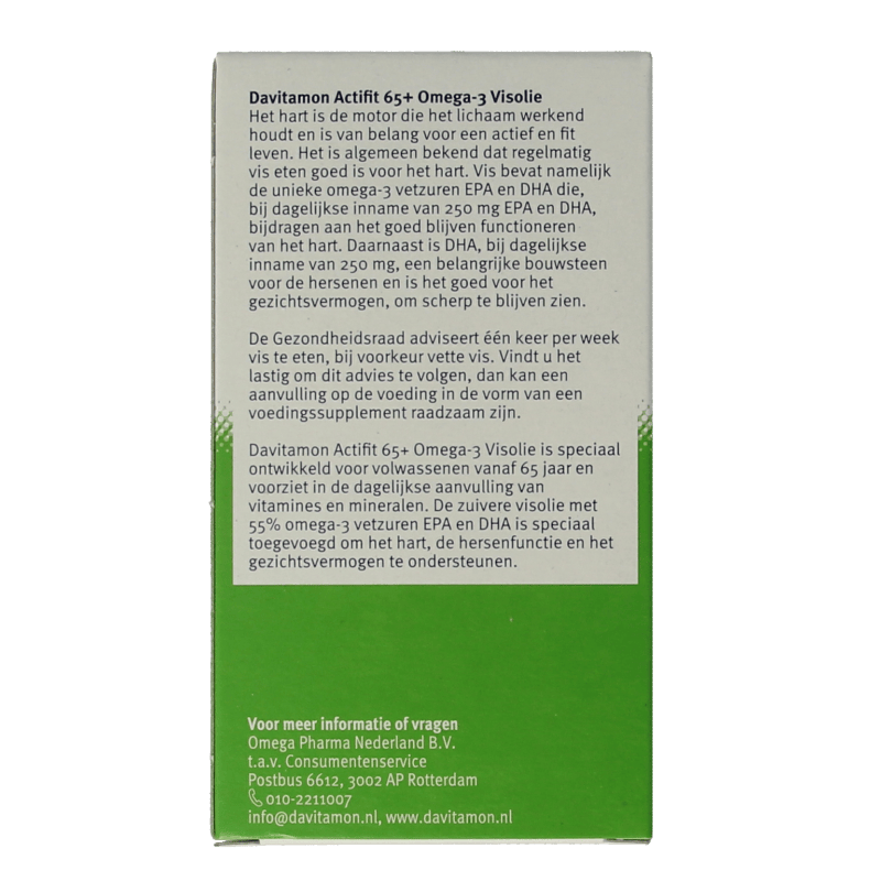 Davitamon Vitamine Multi 80 Capsules Davitamon Actifit 65+ omega 3 80 Capsules