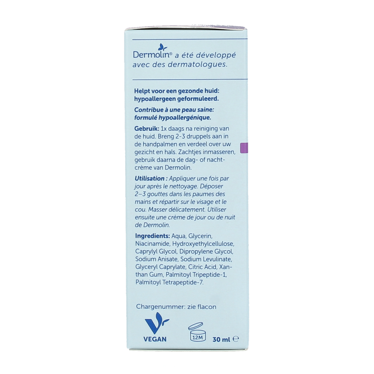 Dermolin Gezichtsverzorging 30.00 Milliliter Dermolin Serum anti-aging met pipet 30.00 Milliliter