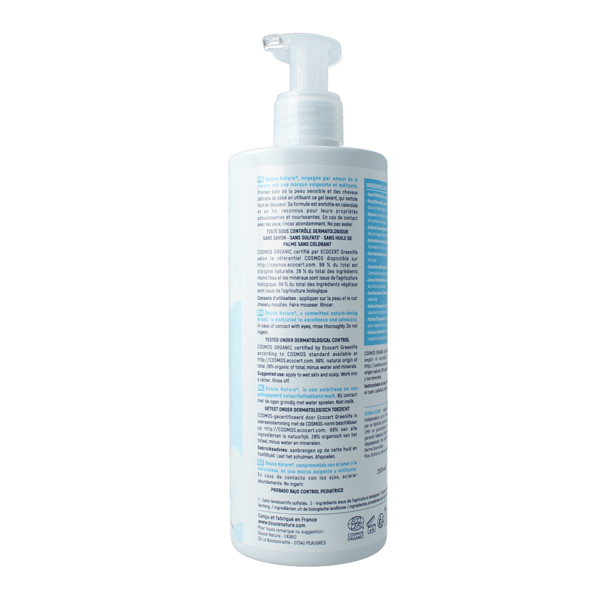Douce Nature Baby en Peuter Verzorging 400.00 Milliliter Douce Nature Baby body & hair wash bio 400.00 Milliliter