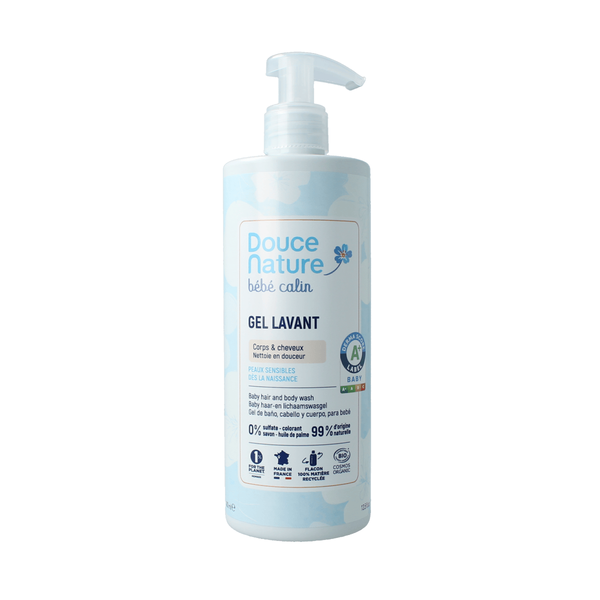 Douce Nature Baby en Peuter Verzorging 400.00 Milliliter Douce Nature Baby body & hair wash bio 400.00 Milliliter