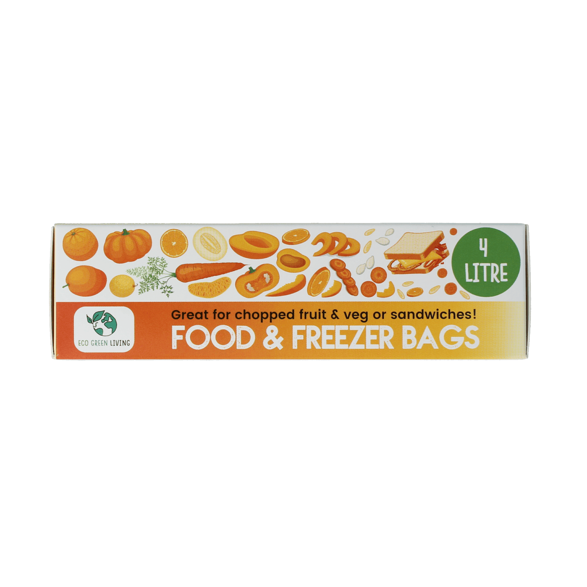 Eco Green Living Vuilniszakken, Huishoudzakken en Folie 25.00 Stuks Eco Green Living Diepvrieszakken 4 liter 25.00 Stuks