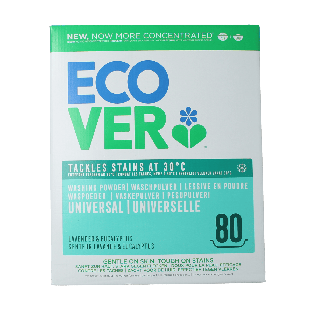 Ecover Wasmiddelen 4000.00 Gram Ecover Waspoeder universal 4000.00 Gram