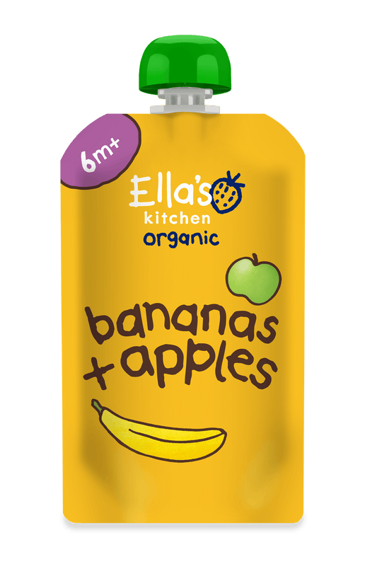 Ella's Kitchen Baby en Peuter Voeding 120.00 Gram Ella's Kitchen Bananen + appels 6+ bio 120.00 Gram