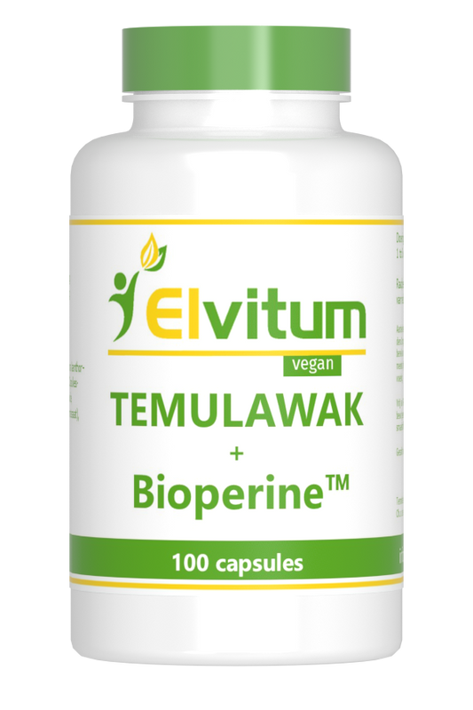 Elvitum Kruidenpreparaten 100 Capsules Elvitum  Temulawak 100 Capsules