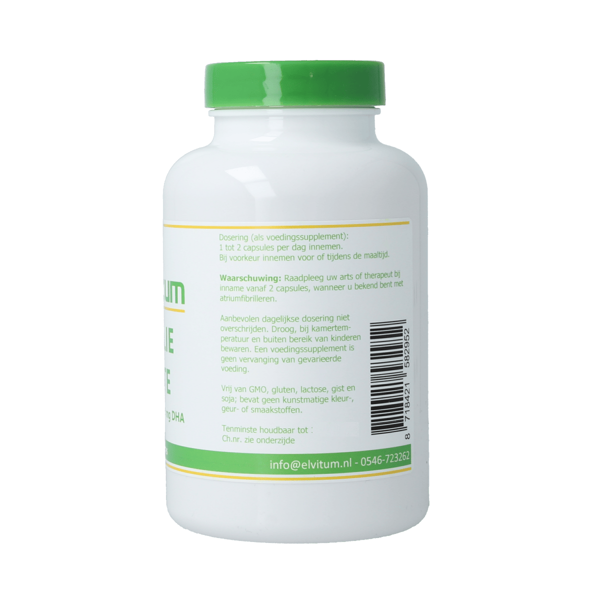 Elvitum Vetzuren 150.00 Softgels Elvitum  Visolie Forte 400 EPA/300 DHA 150.00 Softgels