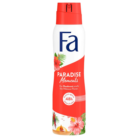 FA Deodorant 150 Milliliter FA Deodorant spray paradise moments 150 Milliliter