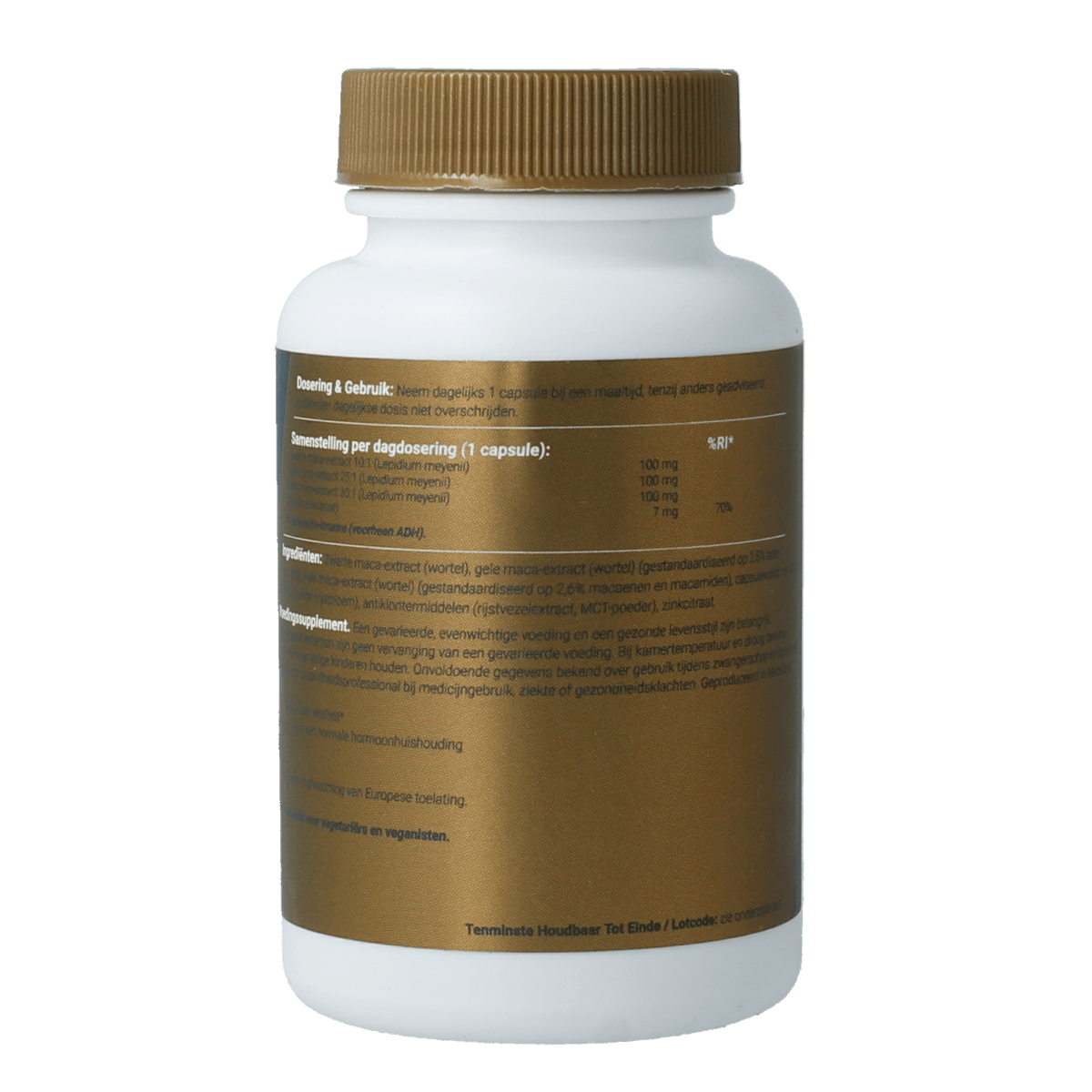 Fittergy Kruidenpreparaten 60.00 Capsules Fittergy Maca optima complex 60.00 Capsules