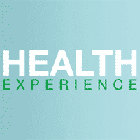Holland Pharma Health Experience logo on a folder, showcasing branding for health and wellness products or services.