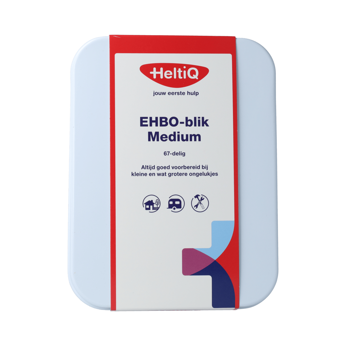 Heltiq EHBO Sets 1.00 Stuks Heltiq HeltiQ EHBO Blik Medium 1.00 Stuks