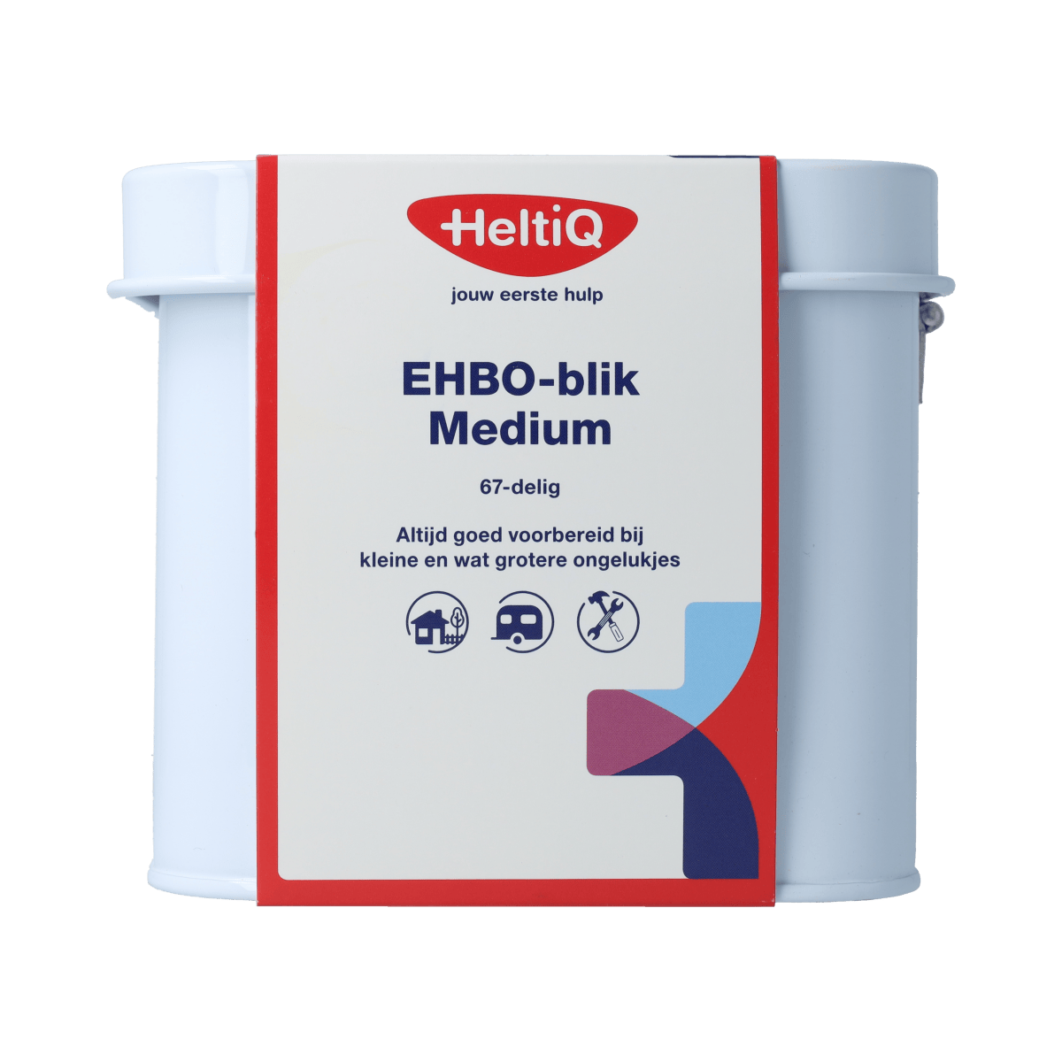 Heltiq EHBO Sets 1.00 Stuks Heltiq HeltiQ EHBO Blik Medium 1.00 Stuks