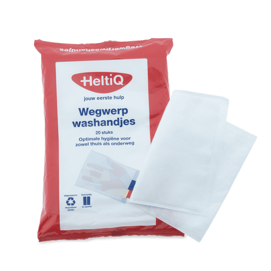 Heltiq Lichaamsverzorging 20.00 Stuks Heltiq Wegwerpwashand 20.00 Stuks