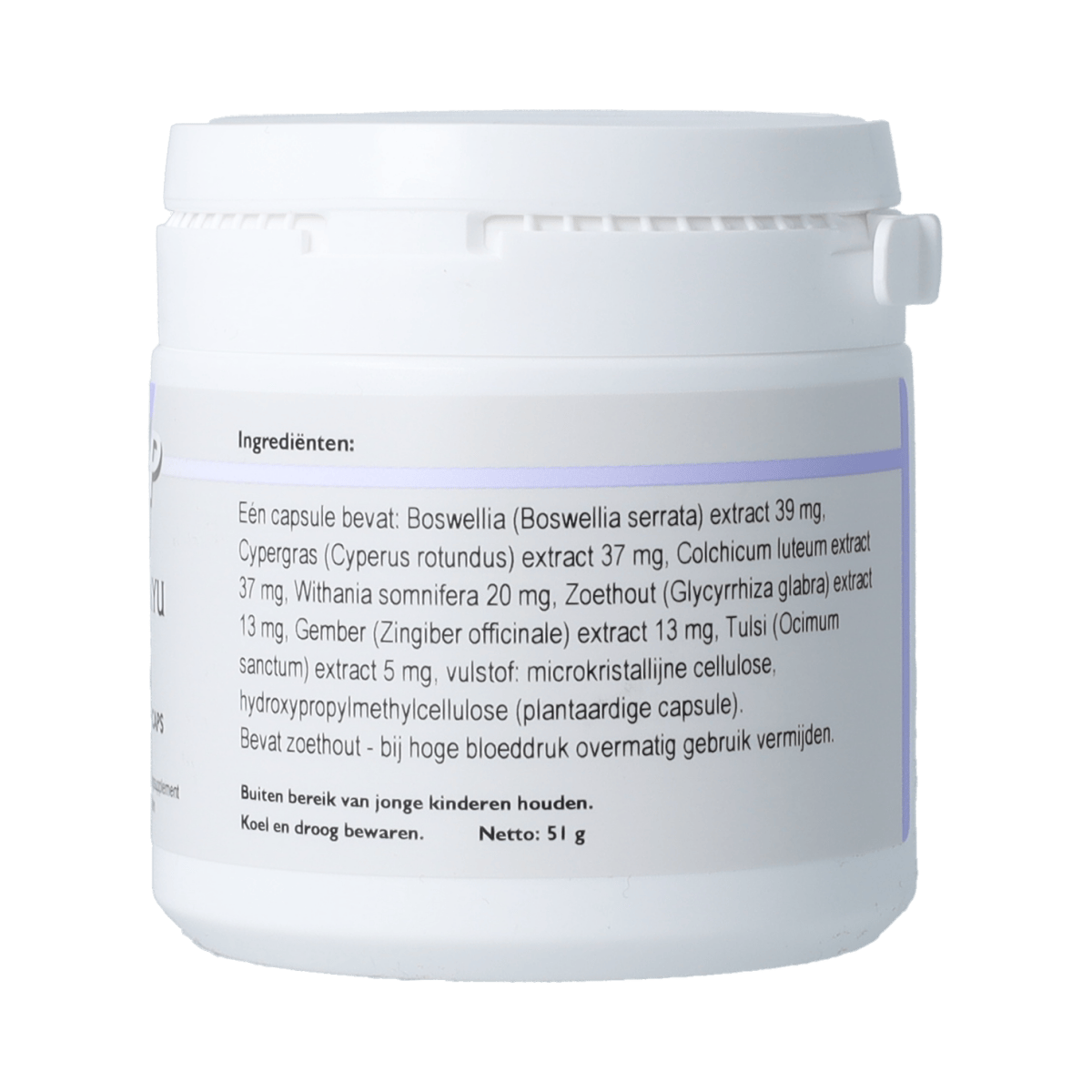 Holisan Kruidenpreparaten 100.00 Vegetarische capsules Holisan Rumayu 100.00 Vegetarische capsules