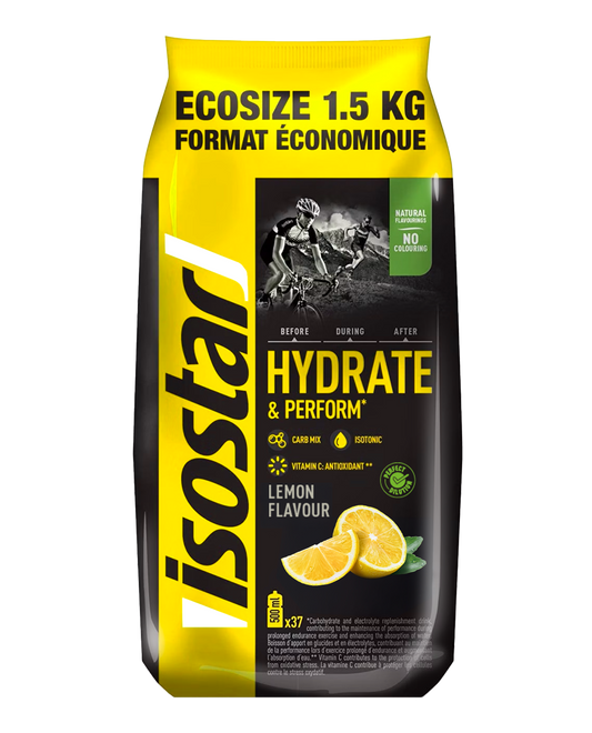 Isostar Sportvoeding 1500 Gram Isostar Hydrate & perform lemon 1500 Gram