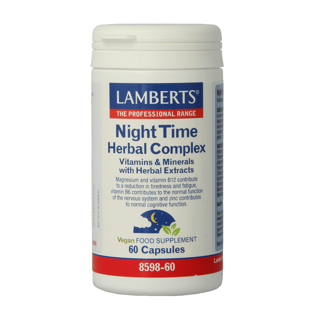 Lamberts Vitamine Multi 60.00 Capsules Lamberts Night time kruiden complex 60.00 Capsules