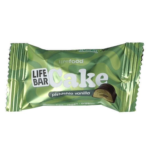 Lifefood Snacks en Tussendoortjes 35.00 Gram Lifefood Cake pistachio vanilla 35.00 Gram