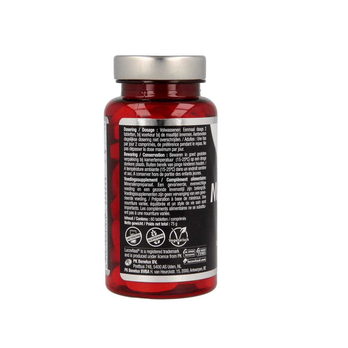 Lucovitaal Mineralen Enkel 60.00 Tabletten Lucovitaal Magnesium citraat 400mg 60.00 Tabletten
