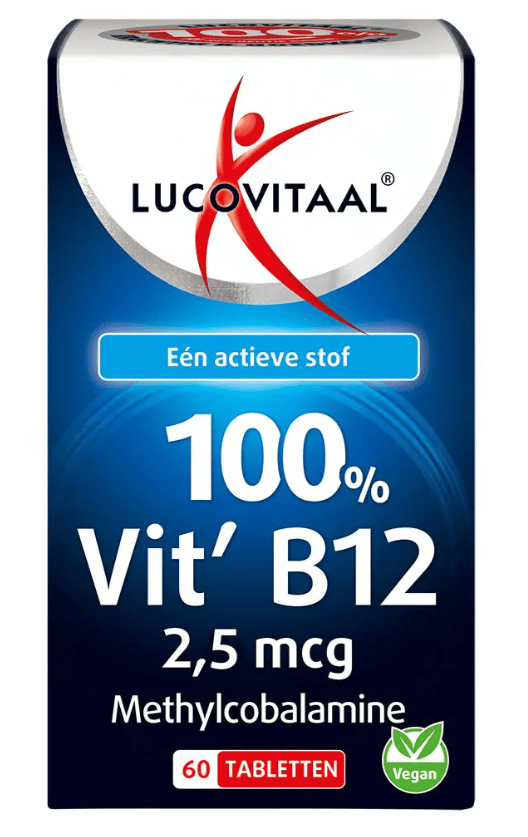 Lucovitaal Vitamine Enkel 60.00 Tabletten Lucovitaal Vitamine B12 100% 60.00 Tabletten