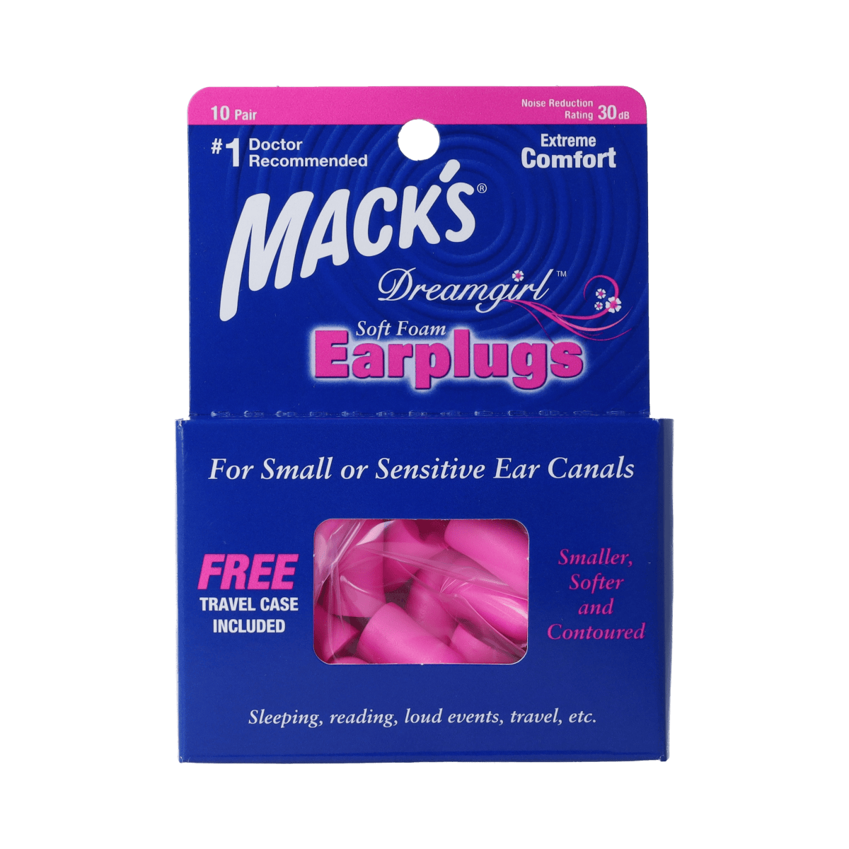 Macks Gehoorbescherming 10.00 Paar Macks Dreamgirl foam 10.00 Paar