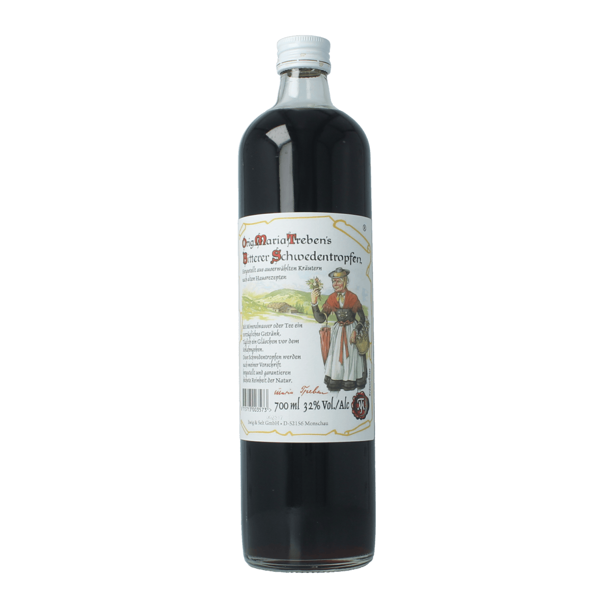 Maria Treben Kruidenpreparaten 700.00 Milliliter Maria Treben Schwedentropfen bitter 700.00 Milliliter