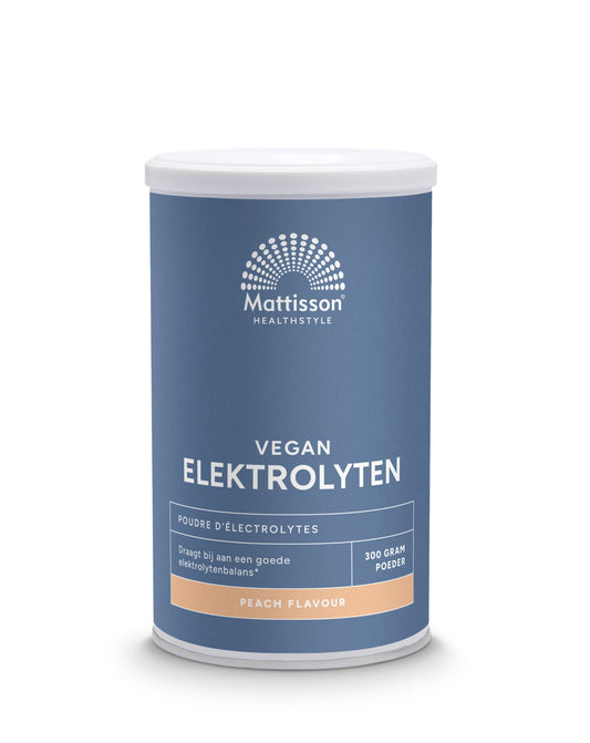 Mattisson Raw en Superfoods 300.00 Gram Mattisson Elektrolyten poeder perzik 300.00 Gram