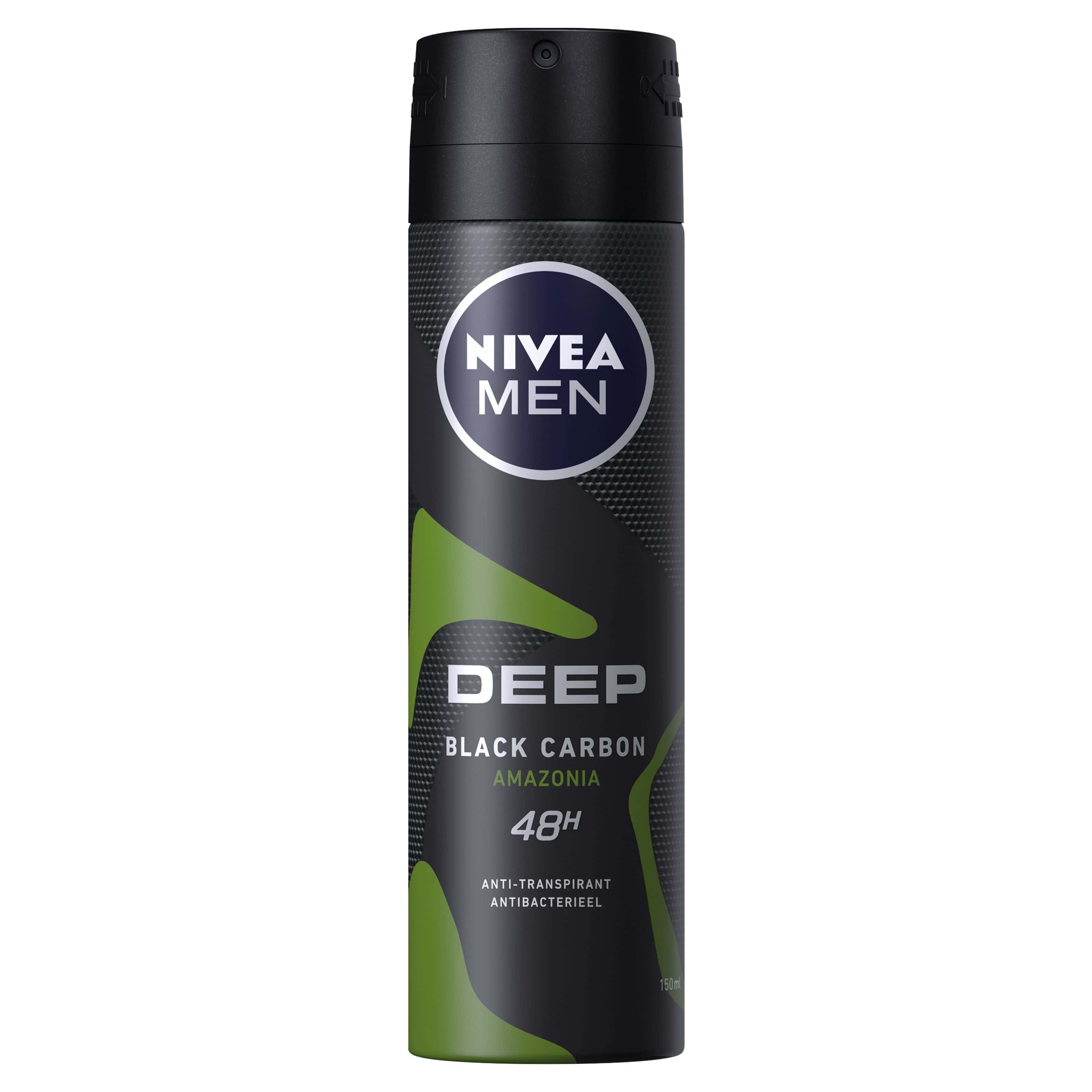 Nivea Deodorant 150 Milliliter Nivea Men deodorant deep amazonia spray 150 Milliliter