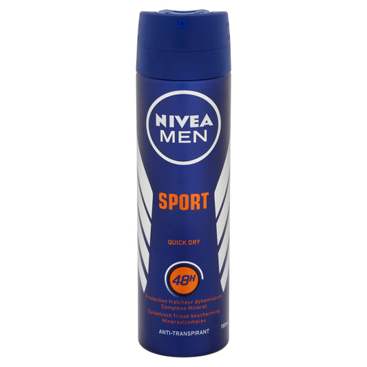 Nivea Deodorant 150 Milliliter Nivea Men deodorant spray sport 150 Milliliter