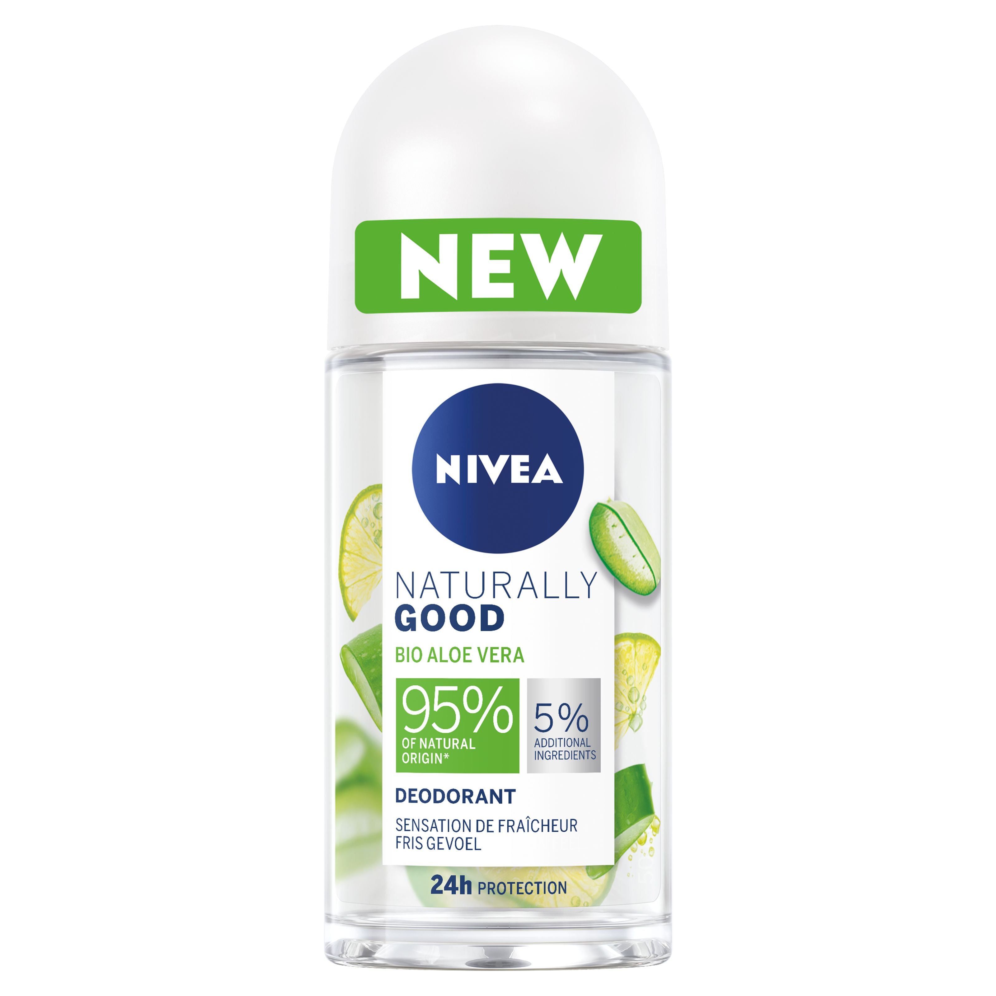 Nivea Deodorant 50 Milliliter Nivea Deodorant roller naturally good aloe vera 50 Milliliter