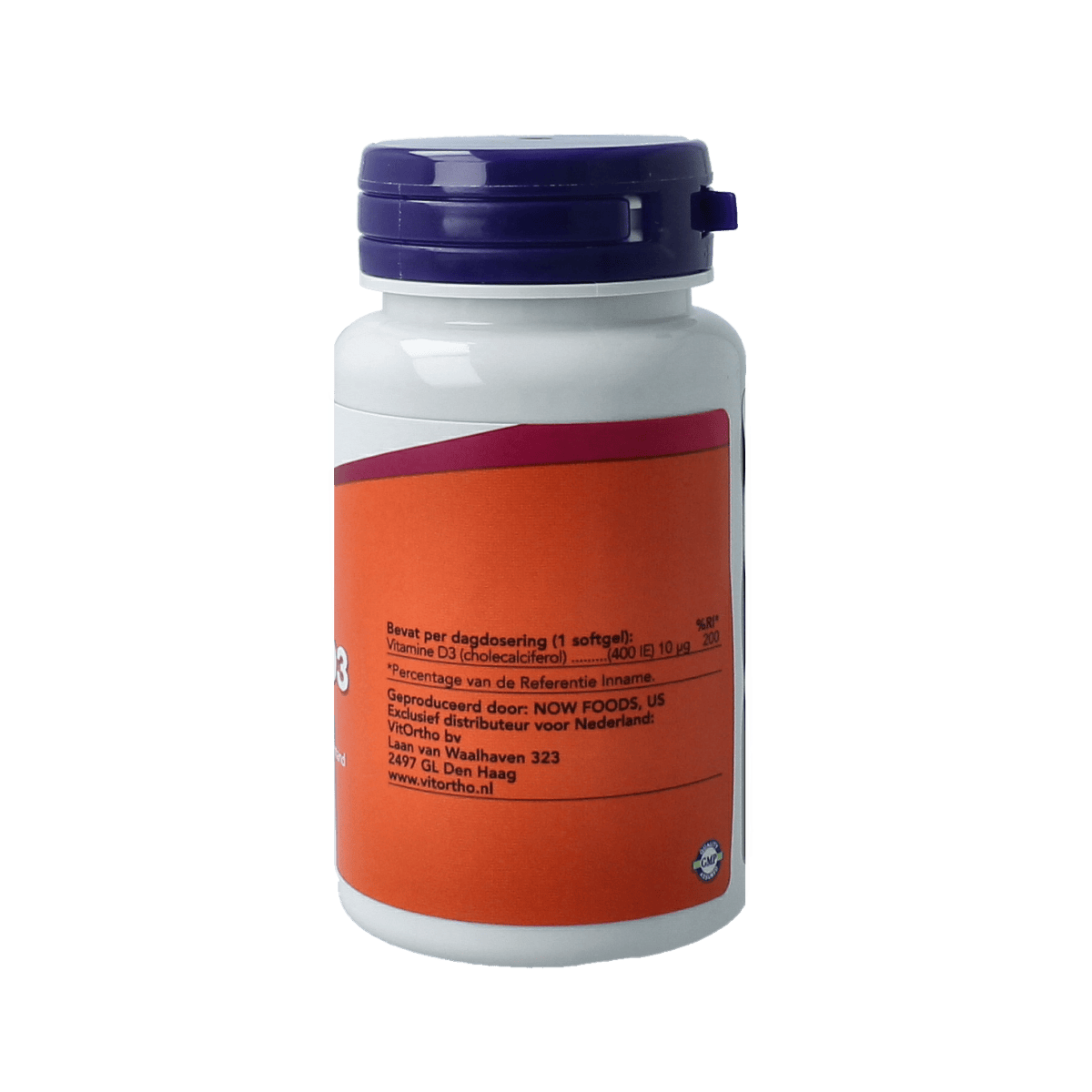 NOW Vitamine Enkel 180.00 Softgels NOW Vitamine D3 400IE 180.00 Softgels