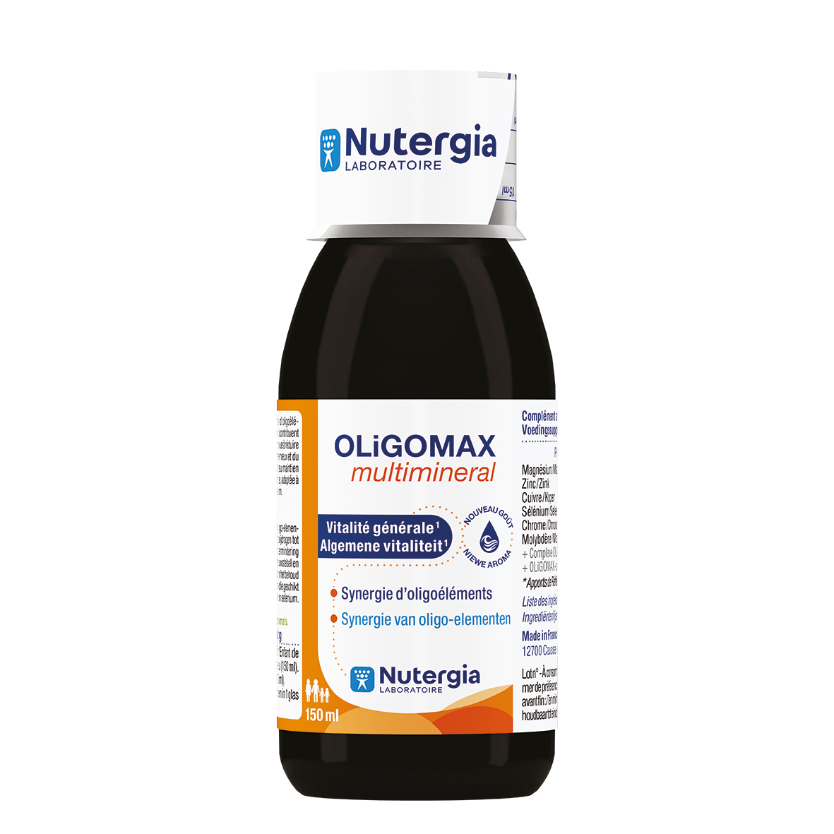 Nutergia Mineralen Multi 150.00 Milliliter Nutergia Oligomax multimineral 150.00 Milliliter