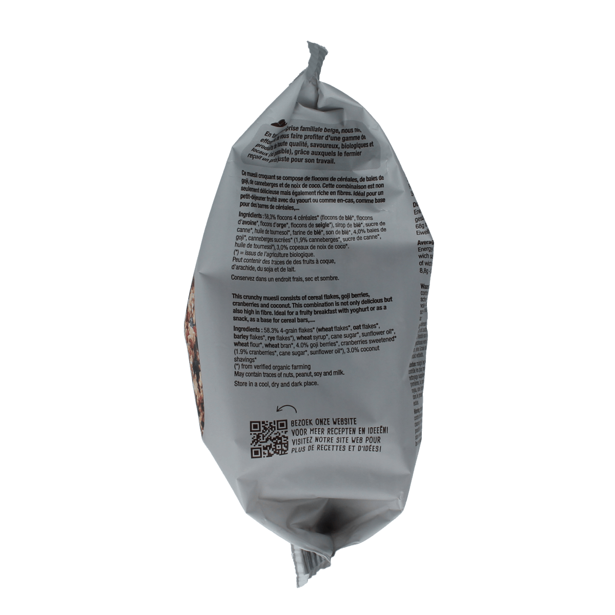 Nutribel Ontbijtgranen 500.00 Gram Nutribel Muesli krokant superfood bio 500.00 Gram