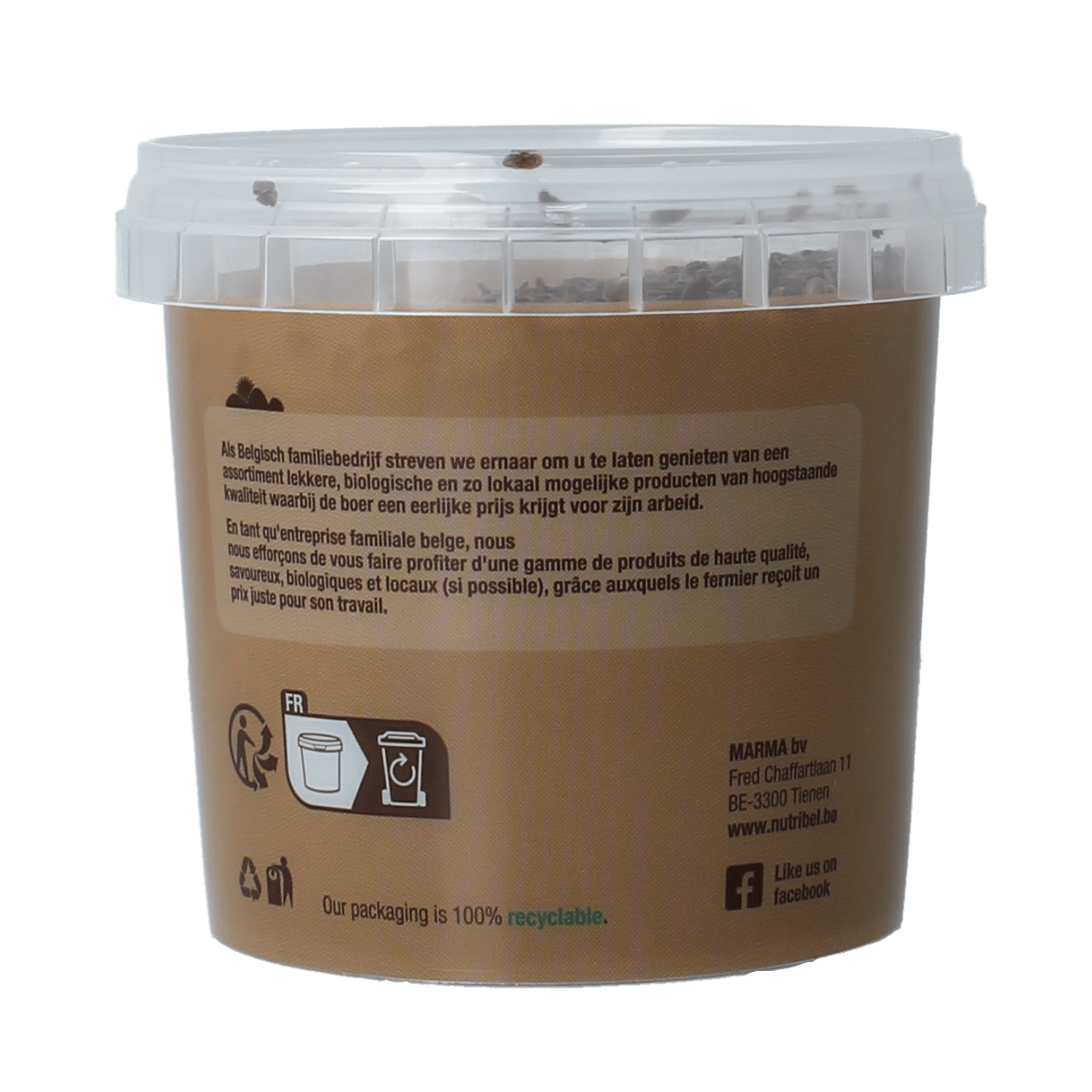 Nutribel Raw en Superfoods 200.00 Gram Nutribel Lijnzaad heel bio 200.00 Gram