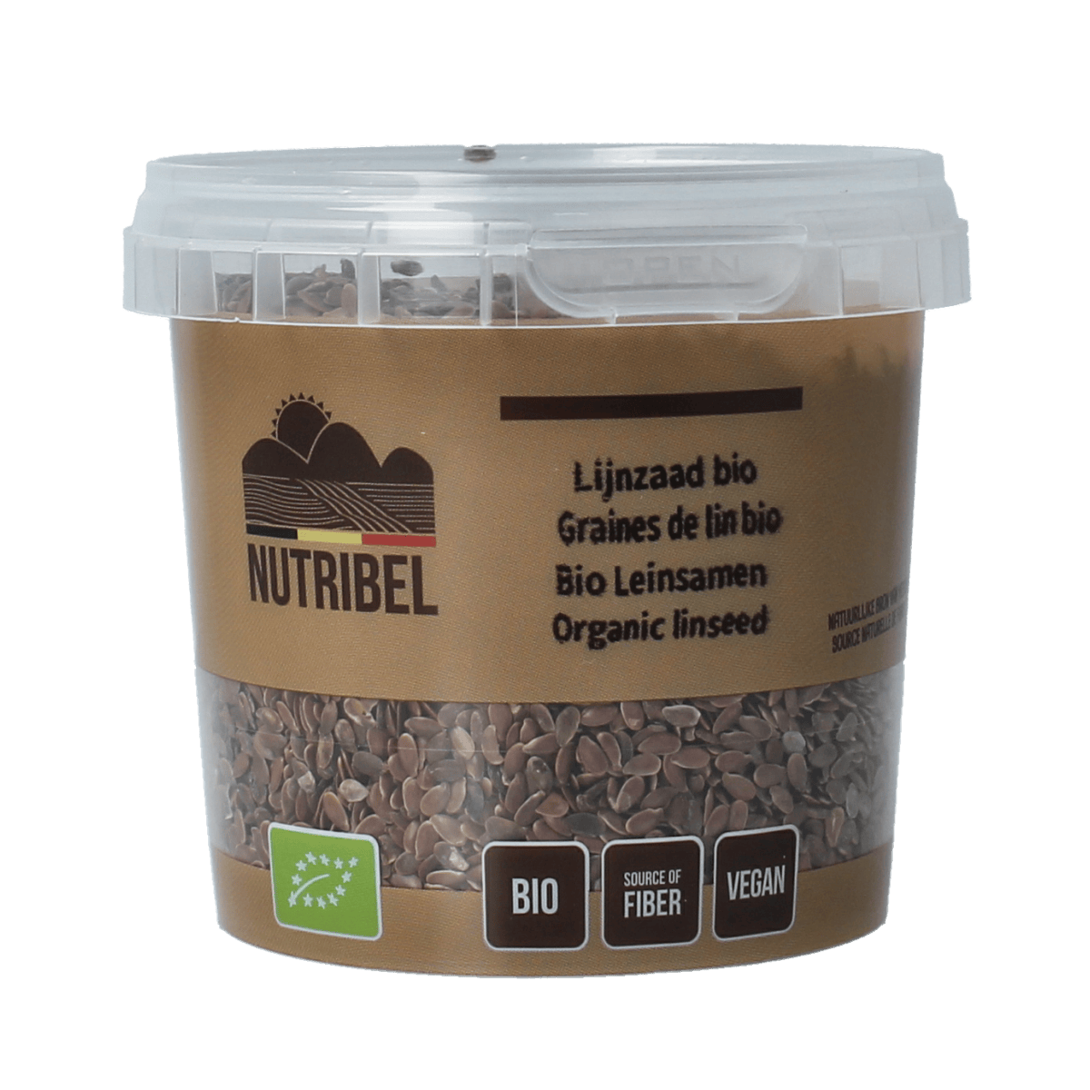 Nutribel Raw en Superfoods 200.00 Gram Nutribel Lijnzaad heel bio 200.00 Gram