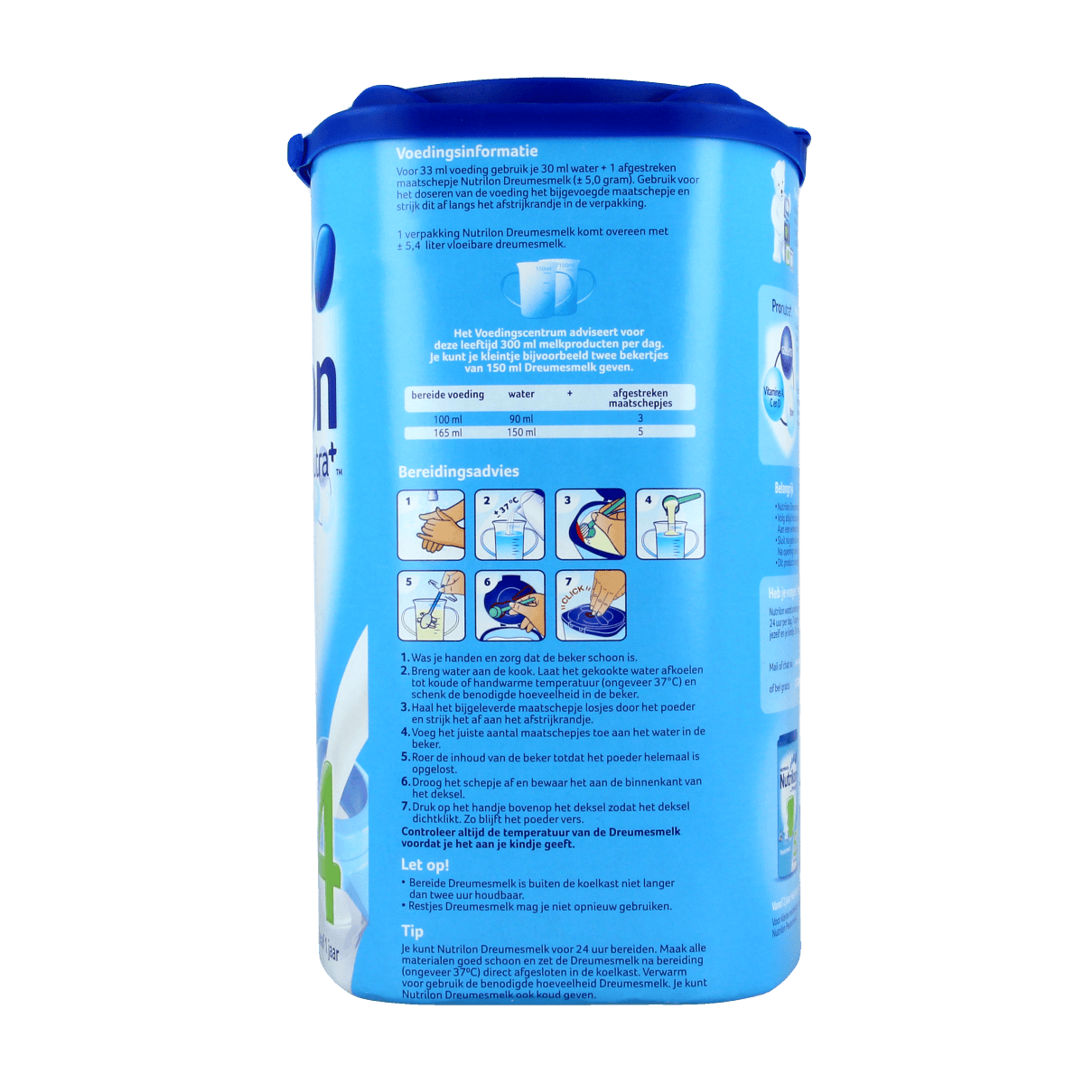 Nutrilon Baby en Peuter Voeding 800.00 Gram Nutrilon 4 Dreumes groeimelk poeder 800.00 Gram