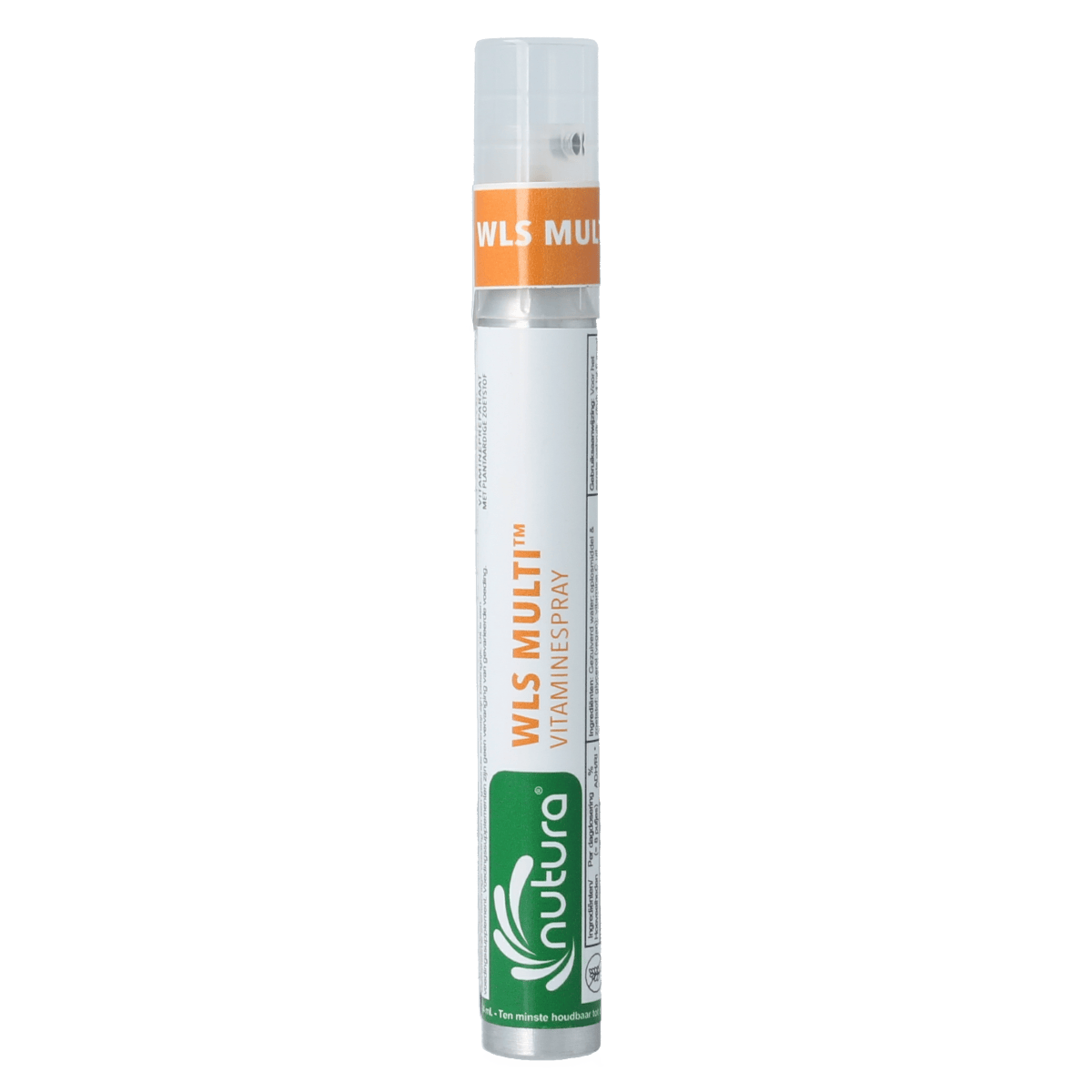 Nutura Vitaminesprays WLS Multi vitaminespray in 14.40 ml bottle, dietary supplement with multi vitamins in spray form.