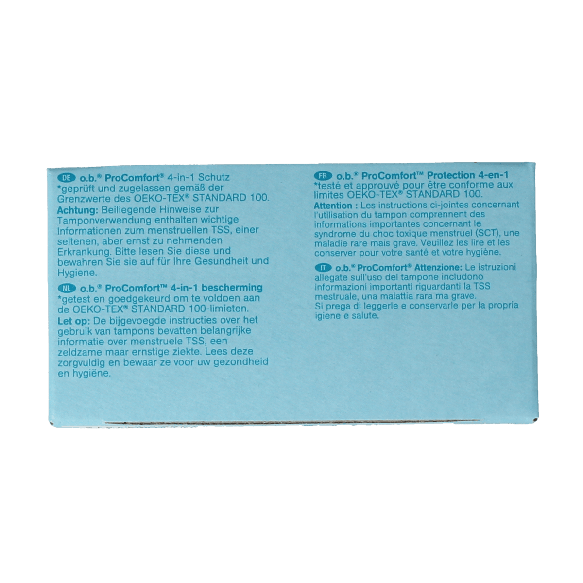 OB Damesverband en Tampons 16.00 Stuks OB Tampons pro comfort advanced mini 16.00 Stuks