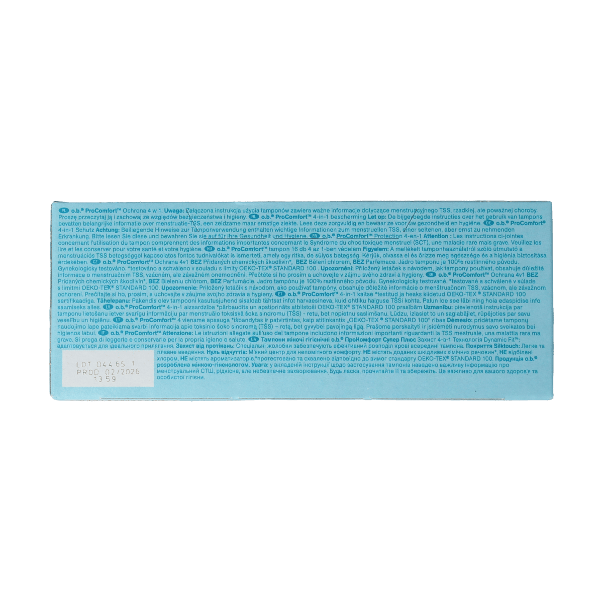 OB Damesverband en Tampons 16.00 Stuks OB Tampons pro comfort advanced super plus 16.00 Stuks
