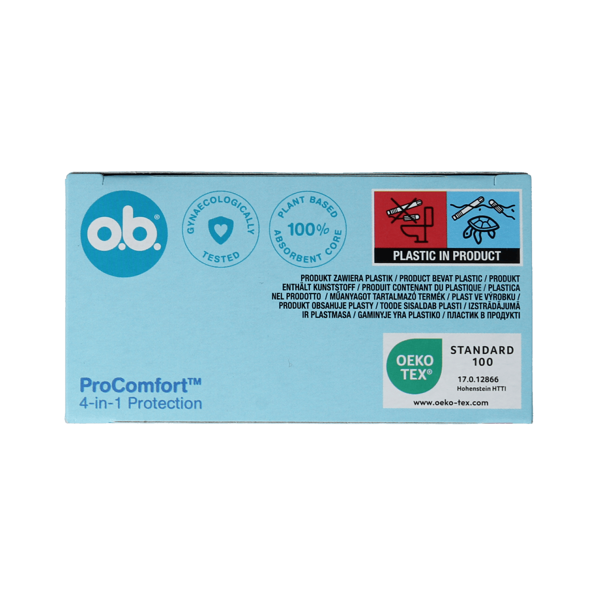 OB Damesverband en Tampons 32.00 Stuks OB Tampons pro comfort advanced mini 32.00 Stuks
