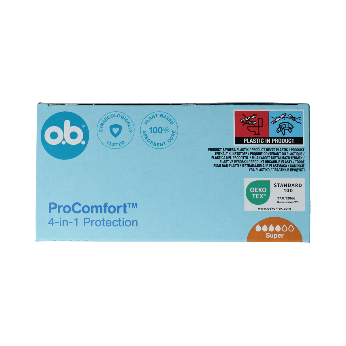 OB Damesverband en Tampons 32.00 Stuks OB Tampons pro comfort advanced super 32.00 Stuks