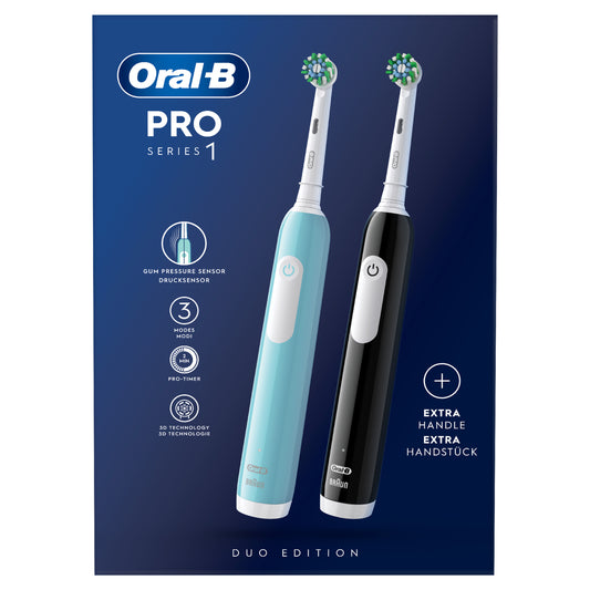Oral B Tandenborstels 2 Stuks Oral B Tandenborstel elektr Pro TQ black & white 2 Stuks